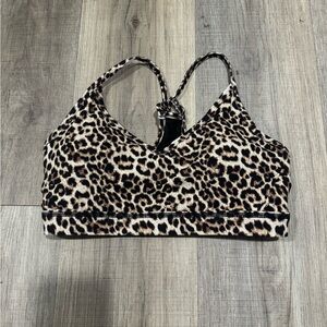 Zyia leopard sports bra